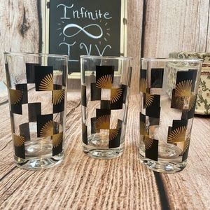 Vintage MidCentury Modern Highball Glasses
